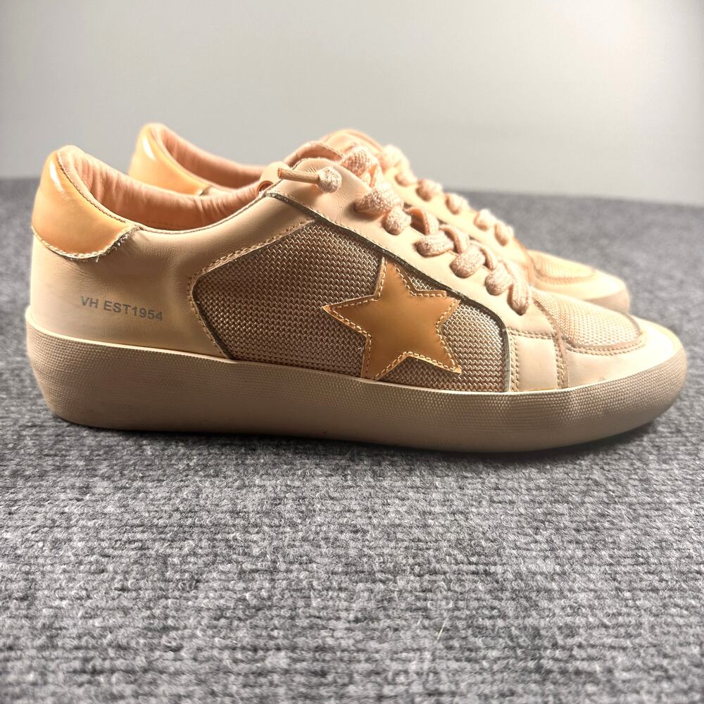 Vintage Havana Women’s Sneakers Size 9 Cream Blush Mesh Star Low Top Shoes